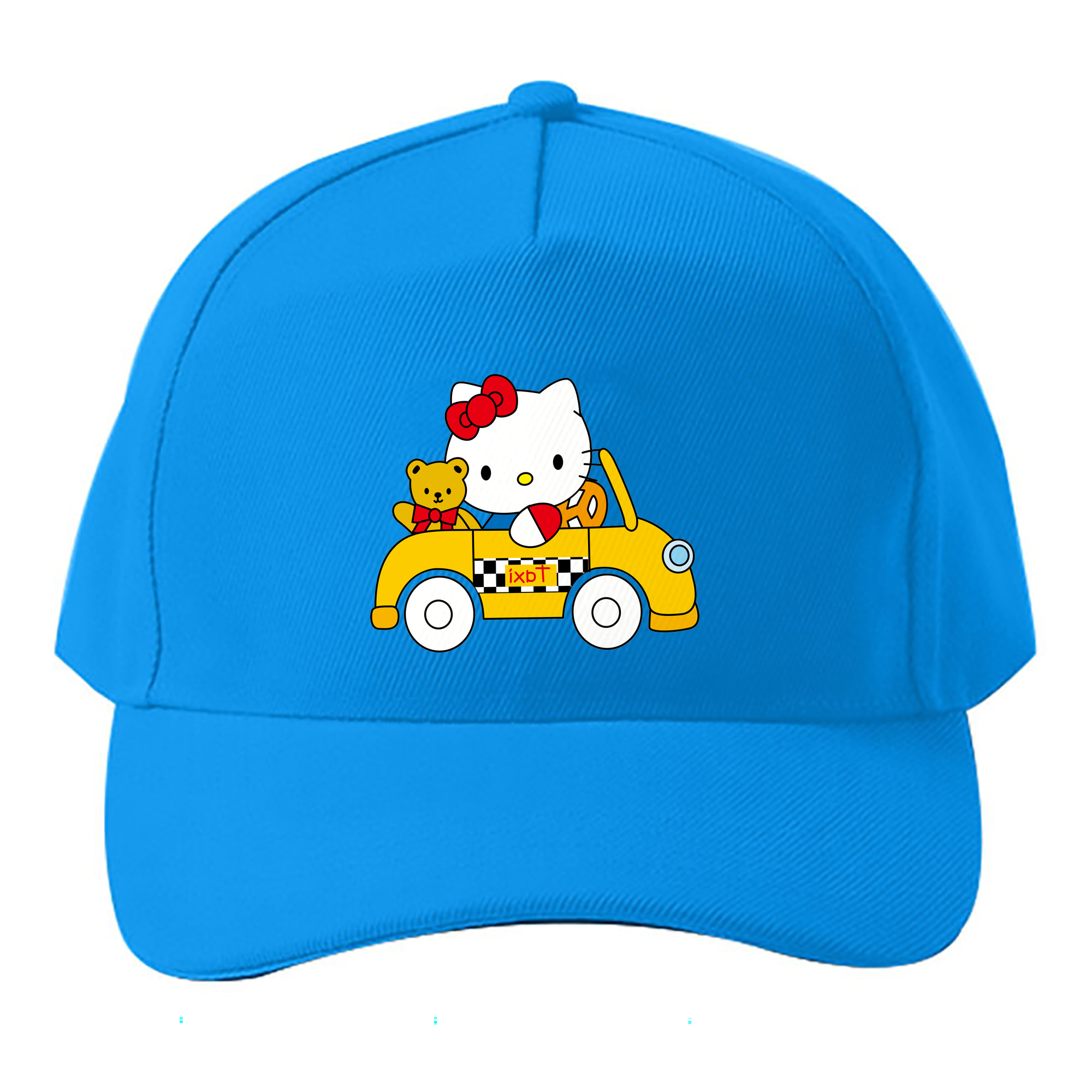 （画像用） Hello Kitty ハローキティ ベースボールキャップ 綿100％ 男女兼用 帽子 スポーツ